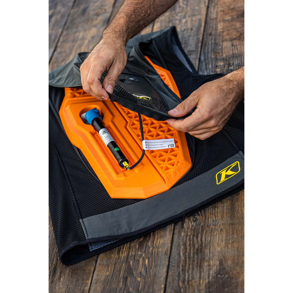 Klim Airbag Vest Compatible D3O Back Protector