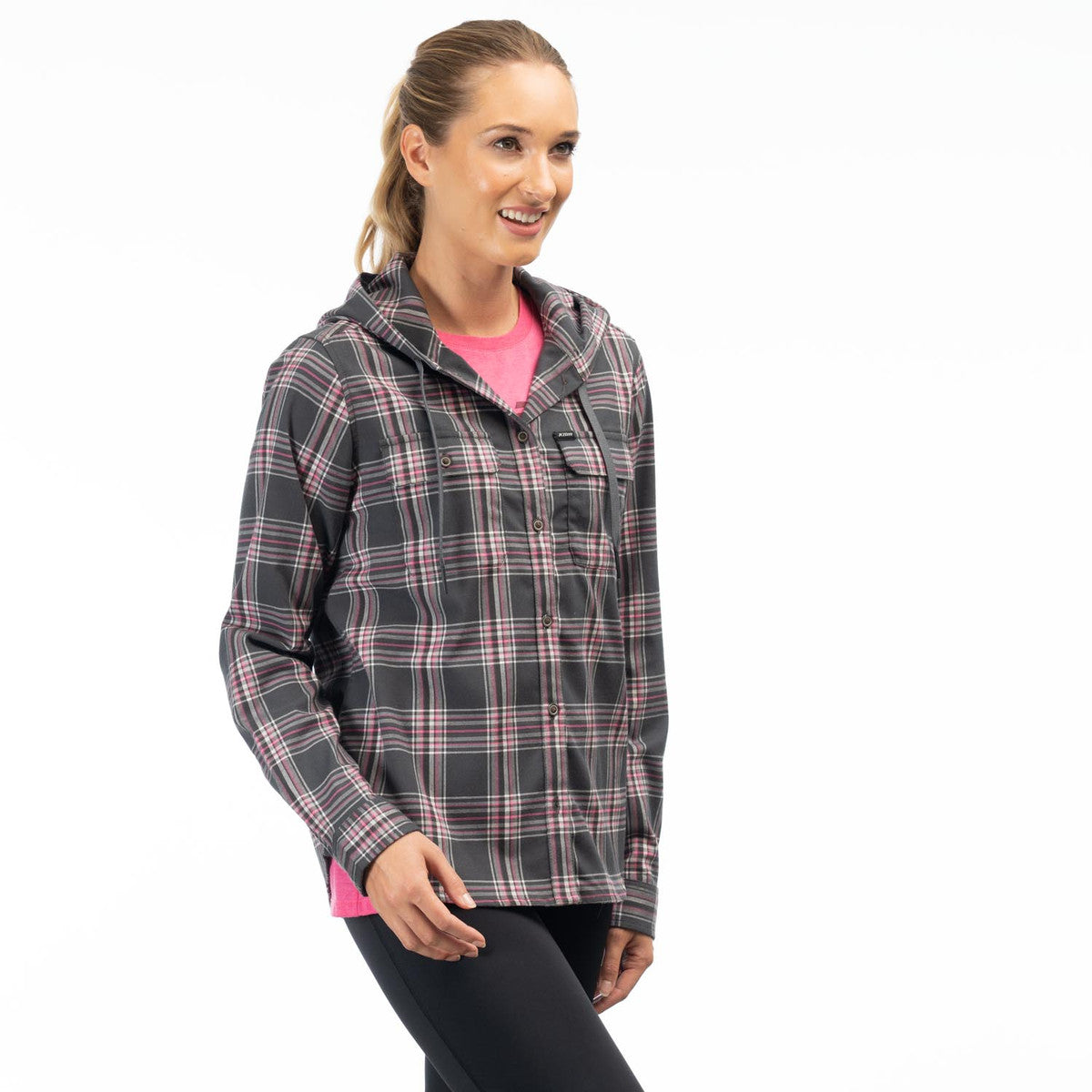 Klim Ginny Mountain Midweight Stretch Flannel Hoodie