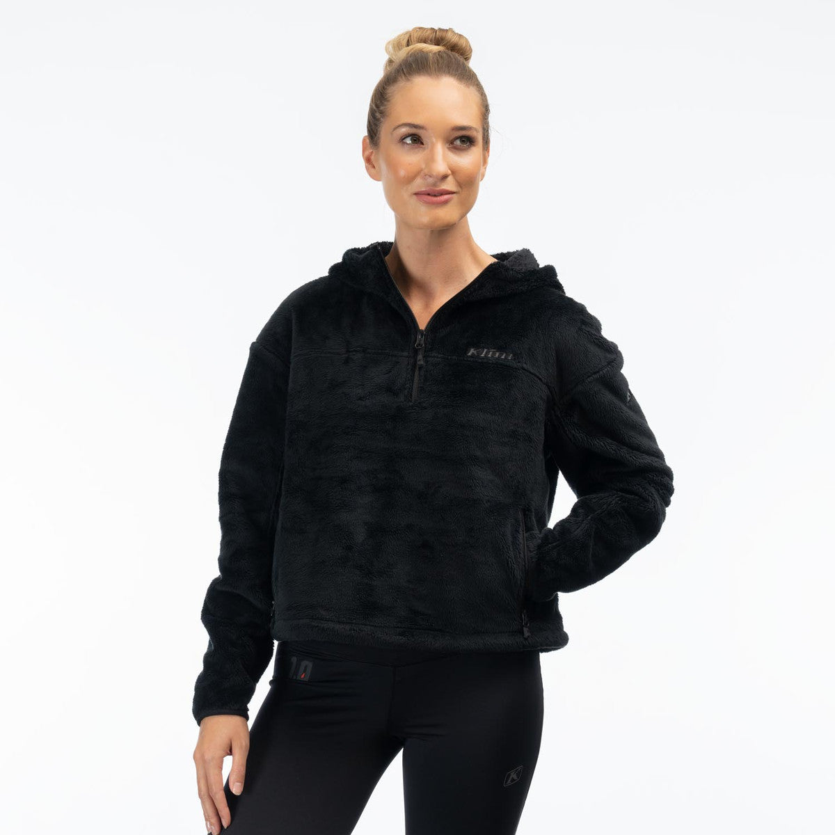 Klim Cascade 1/4 Zip Crop Hoodie For Women