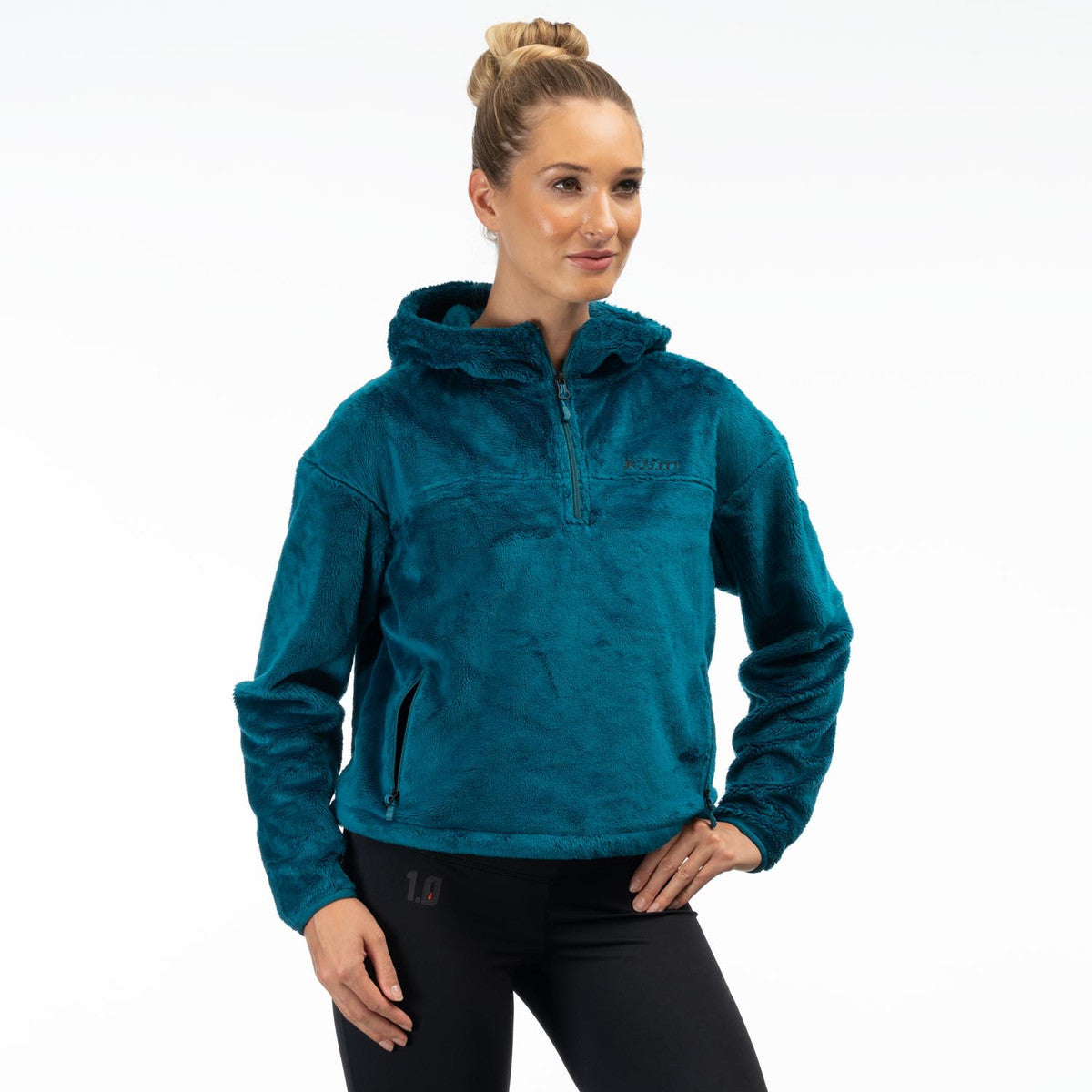 Klim Cascade 1/4 Zip Crop Hoodie For Women