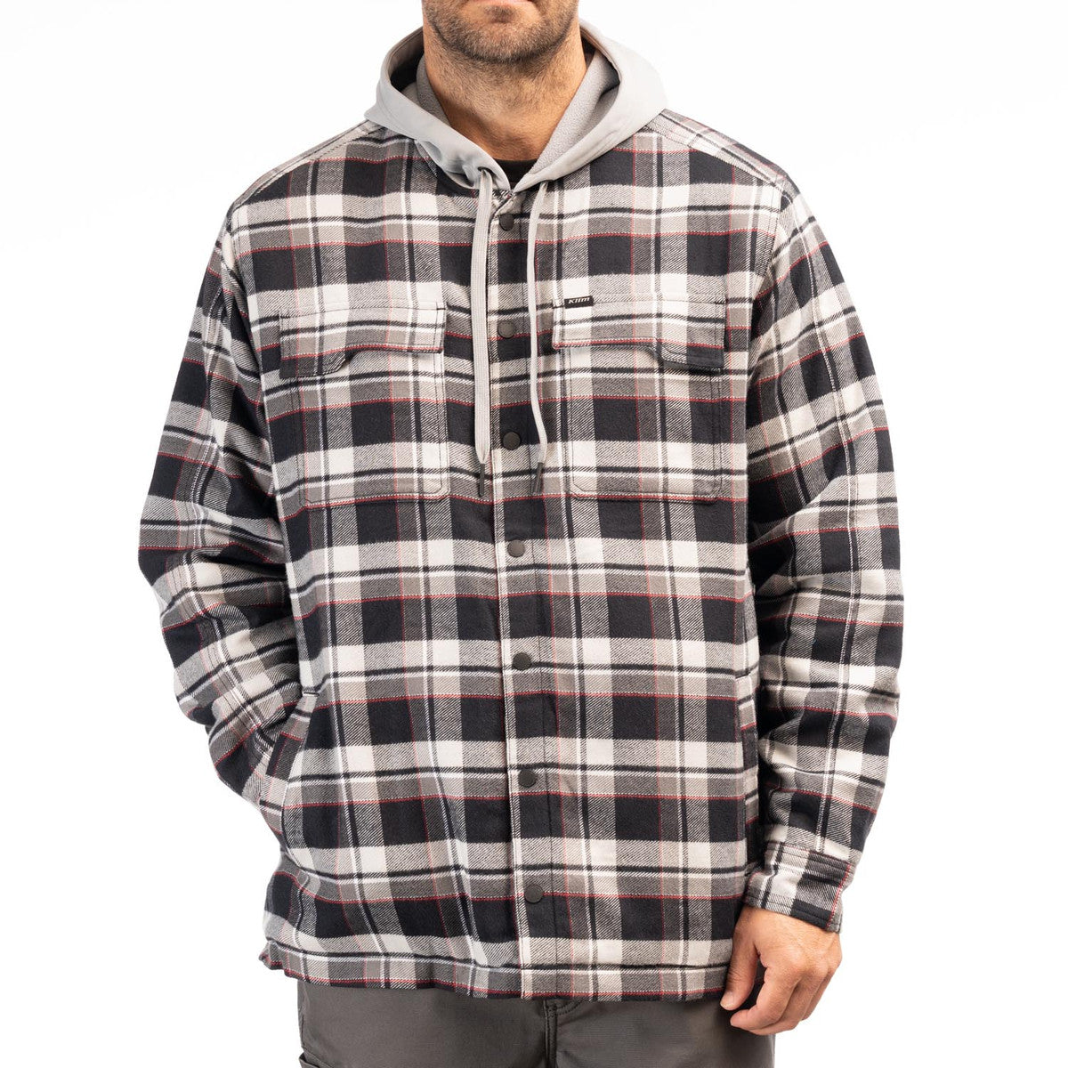  Klim Targhee Fleece Lined Flannel Hoodie
