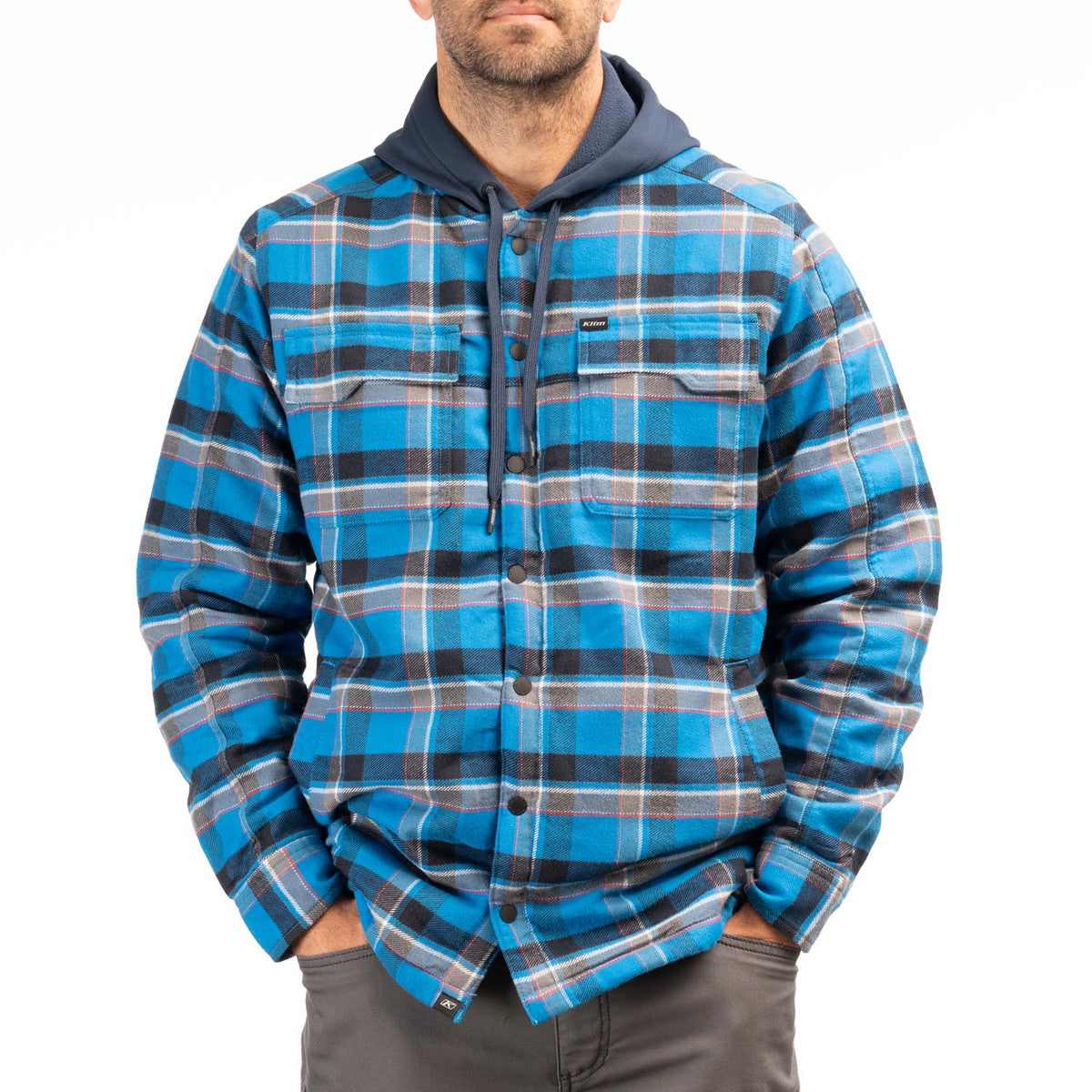  Klim Targhee Fleece Lined Flannel Hoodie