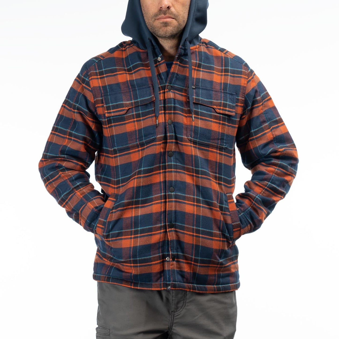  Klim Targhee Fleece Lined Flannel Hoodie