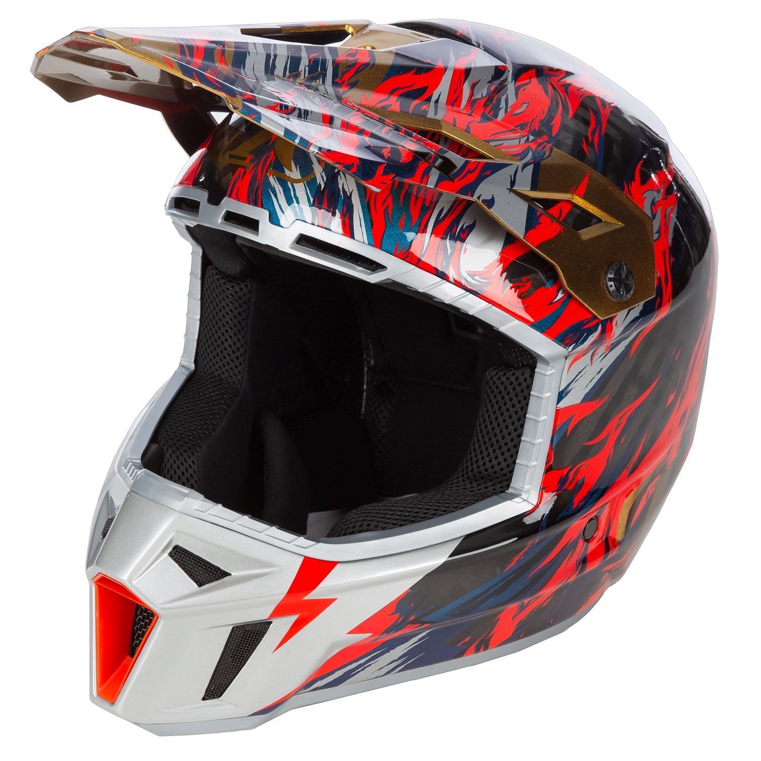  Klim F3 Carbon Pro Limited Edition Blaze Helmet