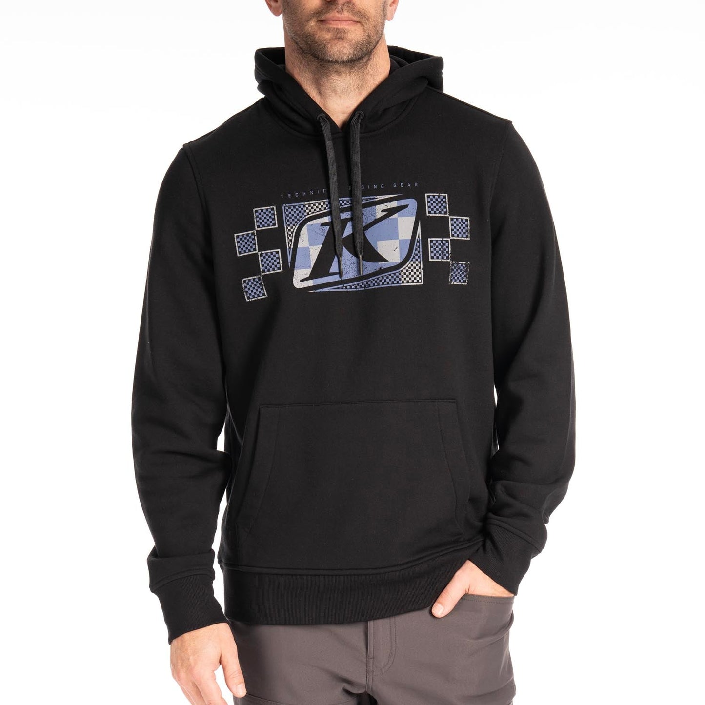  Klim Checkered Banner Pullover Hoodie