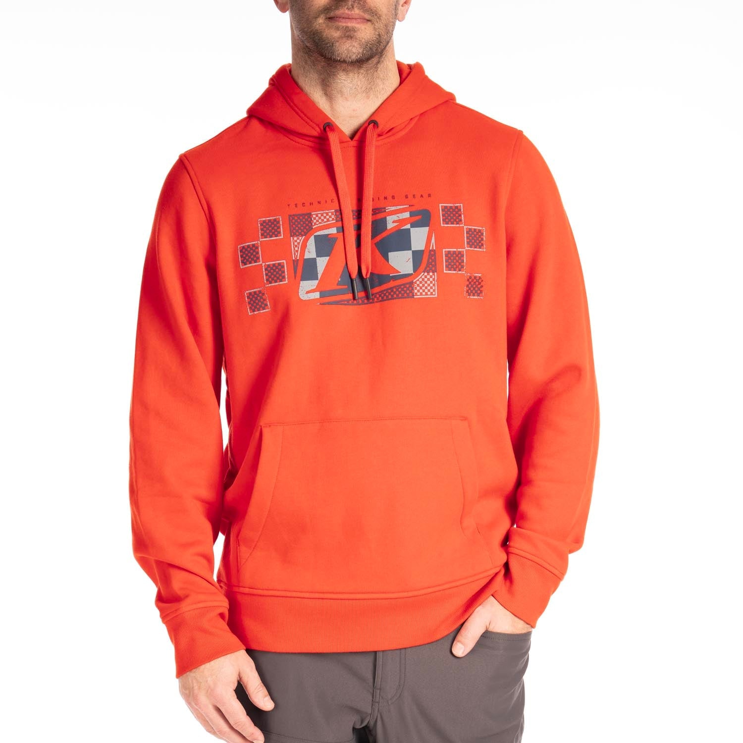  Klim Checkered Banner Pullover Hoodie