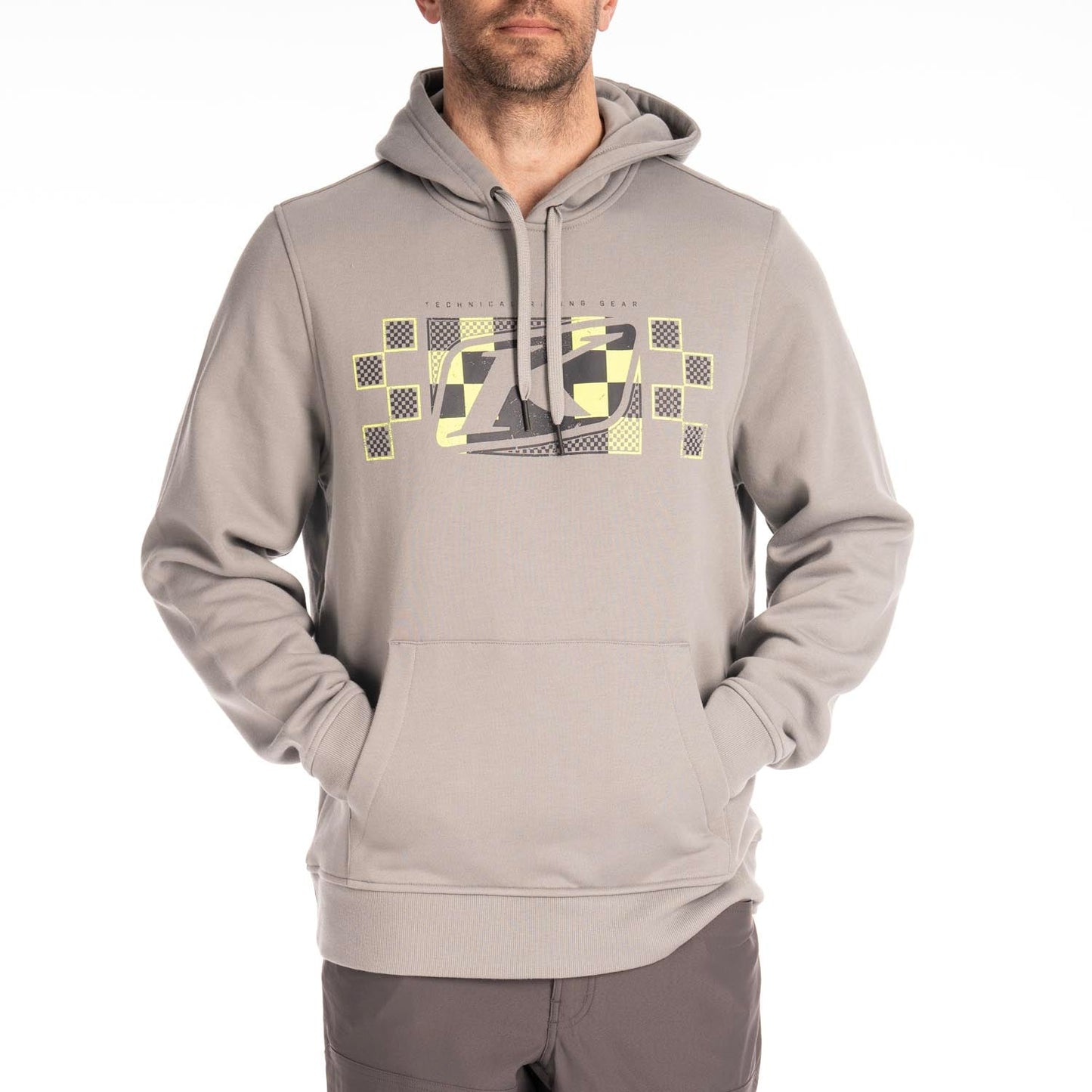  Klim Checkered Banner Pullover Hoodie